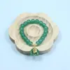 Nuevo Pulsera de Elefante de Imitación de Jade Estilo Chino Hebilla Segura Hilo de la Suerte Diseño de Nicho para Mejores Amigos y Estudiantes