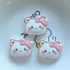 Acessórios de Resina Brilhantes Texturizados Desenho Animado DIY Acessórios para Joias Meimeiti Grampo de Cabelo Filhote de Cachorro Furo de Copo D'água Patch para Sapato