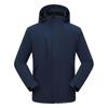 Chaqueta polar para hombre, marca de moda transfronteriza, color contrastante, pareja, desmontable, tres en uno, chaqueta de montañismo impermeable