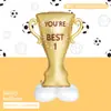 Modelo Nuevo Fútbol Baloncesto Base de Pie Globo de Papel de Aluminio Transfronterizo Trofeo Copa del Mundo Suministros para Eventos Deportivos