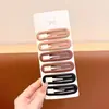 Pinzas para el Cabello de Color Dopamina para Niñas, Pasadores para Flequillo y Cabello Lateral, Estilo Versátil Simple al por Mayor para Mujeres