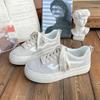 2023 Novos Sapatos de Lona Primavera e Verão Sapatos Femininos Explosões Tênis Rasos Nicho Original All-match Tênis Casuais
