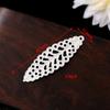 Zhongxing accesorios de joyería diy pieza de flor material de horquilla hecho a mano material de tocado cobre chapado en oro corona para el cabello colgante de borla