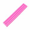 Molde de silicona con forma de tira larga de perlas, molde para decoración de pasteles de fondant y chocolate, herramienta para hornear DIY