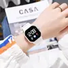 Reloj Electrónico LED Impermeable de Unicornio Reloj de Astronauta para Mujer Ins Alto Valor Fiesta Estudiantil Reloj Electrónico Multifuncional