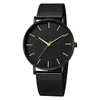 Venta caliente en AliExpress reloj de pulsera de malla fina estilo coreano simple y moderno para hombre reloj de cuarzo personalizado ventas directas de fábrica