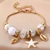 Pulsera de cuentas de resina con flores de dibujos animados de venta cruzada europea y americana, joyería de aleación con colgante de cuentas DIY Panjia al por mayor