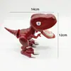 Decoraciones de Adornos para Pastel de Dinosaurio Corriendo Cumpleaños Disfraz Niños Vinilo Dinosaurio Suministros de Repostería Accesorios de Tyrannosaurus Rex