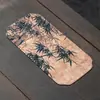 Alfombrilla de Té Doble Cara Estilo Chino Zen Imitación Seda Xiangyun Nueva al por Mayor para Uso en Casa, Alfombrilla Rectangular para Té Seco, Camino de Mesa Impermeable y Aislante Térmico