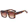 Nueva caja de gafas de sol colorida retro vanguardista, combinación de colores, gafas de sol de moda para hombre y mujer 9594