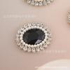 Nuevo estilo, joyería sencilla, placa de flores, accesorios con hebilla de diamante, accesorios de aleación de diamantes de imitación redondos, material de alta calidad, accesorios hechos a mano