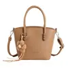 Bolsa de Cubo de Mano de Alta Gama Elegante de Comercio Exterior para Mujer 2026 Nuevo Bolso Cruzado de Hombro Único de Moda para el Trabajo