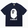 Hit da Internet de Verão 24: Camiseta bAPe Cabeça de Macaco Macaquinho, Camuflagem, Camiseta Unisex Manga Curta Gola Redonda