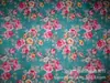 Venta al por mayor del fabricante Tela Floral Grande del Noreste, Rojo Brillante, Estilo Étnico Chino Colorido Tela Estampada de Flor de Peonía Grande