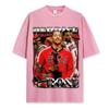 Cross-border Retro Derek Derrick Estampado Camiseta de manga curta Lavado Velho Manga comprida Gola redonda Solto Moletom com capuz