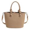 Bolsa de Grande Capacidade Feminina Verão 2025 Nova Moda Sensação de Alta Qualidade Bolsa de Ombro para Trabalho Combina com Tudo Bolsa de Axila Bolsa Balde