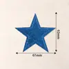 Parche Bordado de Estrella de Cinco Puntas con Lentejuelas de Colores Parche Bordado de Lentejuelas Autoadhesivo Accesorios de Ropa DIY Venta al por Mayor