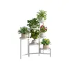Soporte para Flores para Sala de Estar, Estante de Almacenamiento de Piso para Interior y Balcón, Soporte de Exhibición para Macetas y Plantas Suculentas