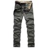 2019 primavera y verano nuevo peto militar multibolsillos para hombre pantalón casual recto lavado elástico para hombre 9167