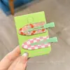 Pinzas florales para el pelo estilo coreano para mujer, pinzas laterales elegantes y exquisitas, pasadores de lazo lindos, pasadores de colores al por mayor