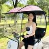 Toldo para Vehículo Eléctrico, Cubierta a Prueba de Viento, Lluvia y Sol para Motocicleta Eléctrica, Toldo Retráctil, Plegable, Modelo Nuevo