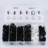 En Stock 100 Piezas Clips de Plástico para Coche Empaquetados en Caja, Clips de Fijación para Parachoques de Coche, Clips de Palanca para Retirar