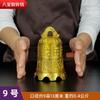 Grande Sino de Cobre Oito Tesouros, Sino de Cobre com Símbolos dos Oito Imortais, Sino de Templo, Sino de Cobre Alto, Sino de Pendurar, Cobre Antigo