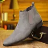 Botines Chelsea elásticos mate de fábrica transfronterizos para hombre tacón bajo stock suficiente en almacén pedidos pequeños devolución rápida