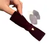 Pinza de Plátano con Lazo de Terciopelo Retro y Brillo Fino Moda Lujo Ligero Clip Vertical para Cola de Caballo Alta