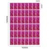 Pegatina Rectangular Láser Impermeable DIY Caja de Empaque Decorativa Regalo Punto Brillo Etiqueta Resistente al Desgarro Pegatina de Sellado