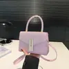 Bolsa Pequena Quadrada Retrô Casual Nova Moda Estilo Coreano Transfronteiriça Bolsa Transversal de Ombro Único Tendência Chic Feminina Bolsa de Mão Pequena Quadrada