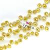 Agujero Horizontal Cristal de Fresa Cristal Facetado Cuentas Sueltas Bombilla de Luz Perlas Destellantes Accesorios para Joyería Hecha a Mano DIY Decoración Colgante para Coche
