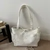 2026 Linda Estrella Estilo Coreano Moderno Gran Capacidad Fresco Moño Commuting Clase Bolso Tote de Hombro Único y de Mano