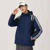 Chaquetas de primavera y otoño de marca de moda transfronteriza para hombre y mujer, sudaderas de moda, cortavientos casuales para parejas para exteriores