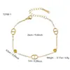 Collar Simple y Elegante de Nariz de Cerdo con Incrustaciones de Circonita, Pulsera de Acero Inoxidable para Mujer, Estilo Popular, Lujo Ligero, Nicho, Sensación de Alta Gama, Versátil