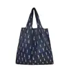 Bolsa de Compras Ecológica Média, Bolsa Lateral Dobrável Supermercado Ecológica, Bolsa Impermeável de Tecido Oxford, Bolsa de Mão Personalizável
