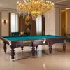 Mesa de Billar Qx Xinxing Estándar para Adultos de Uso Doméstico Mesa de Billar Rusa con Bolas de Bolsillo Billar Estilo Ruso Bola Ocho Negra