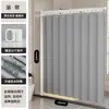 Conjunto Impermeável para Cortina de Chuveiro de Banheiro, Cortina Divisória de Banheiro, Haste Curva de Uso Duplo Sem Furo, Haste Dobrável Atacado