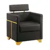Silla de Espera para Peluquería de Celebridad de Internet Área de Espera Especial para Barbería Sillón Individual de Descanso para Clientes Venta Directa de Fábrica