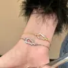 Pulseira de zircônia com fivela de ferradura feminina moda ins alta qualidade para o dia a dia joia de nicho luxo leve temperamento atacado