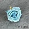 Flor de rosa de simulación boda decoración del hogar diseño de escena tela de seda ramillete flor para la cabeza flores artificiales hechas a mano adornos venta al por mayor