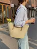 Bolsa de Praia Tendência de Grande Capacidade, Nova Bolsa de Mão da Moda, Lembrança, Cesta Retrô, Bolsa Trançada de Rattan