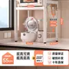 Prateleira de Armazenamento para Micro-ondas Inclinada Prateleira de Armazenamento Doméstica para Cozinha Extensível Ajustável Bancada Panela Elétrica de Arroz Forno