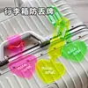 Etiqueta de Equipaje Fluorescente Viaje Vuelta a Clases Creativo Equipaje Dispositivo Anti-Pérdida Avión Etiqueta Adhesiva para Equipaje Facturado Accesorios