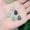 Pingente Cadeado Nuvem Buda Guanyin de Jade Hetian Natural, Pingente de Jade Pixiu da Paz Estilo Tradicional Jade Hetian