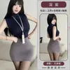 Uniforme Sexy de Secretária Conjunto Ol Puro Desejo Íntimos Slim Sexy Boate Roupa de Secretária Saia no Quadril Roupa Profissional Qqny