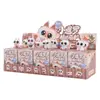 Figura de Caricatura Pequeño Siamés de Peluche Caja Sorpresa Linda Decoración de Escritorio Decoración Creativa para el Hogar Directo del Fabricante
