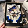 Bufanda Pequeña Nueva, Bufanda de Seda Estrecha y Larga Estampada para Mujer, Cinta Nueva, Bufanda Decorativa Profesional Moderna y Versátil