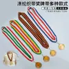 Cordão de Medalha de 3cm para competições, eventos esportivos, alças de premiação para festas, alças de pescoço, alças triangulares de maratona
