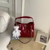 Bolso de Axila Nuevo Textura Gamuza Otoño e Invierno 2025, Bolso de Hombro Gamuza Mate para Viajero, Bolso Baguette Retro de Nicho